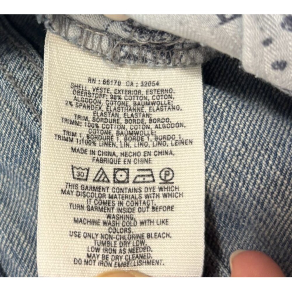 Pilcro & The Letterpress Hyphen Capri Jeans Size‎ 27 Upcycled Patchwork Festival - Picture 8 of 11